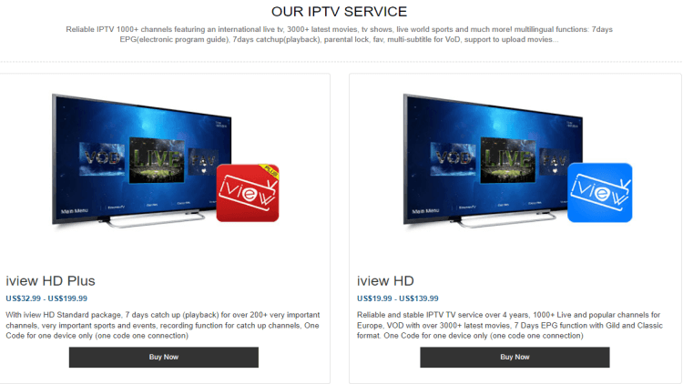 iview HD IPTV Subscription