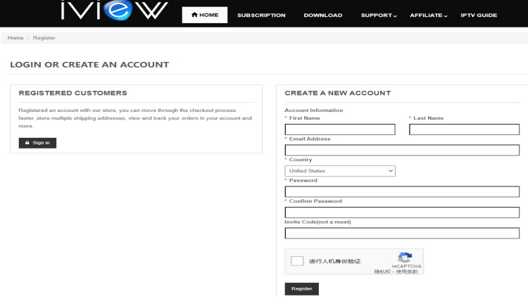 register-iviewhd-website